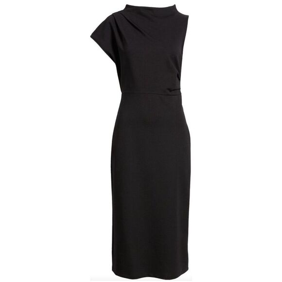 Nordstrom Signature Asymmetrical Midi Dress - Picture 1 of 10